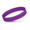 Debossed Silicone Bands Purple